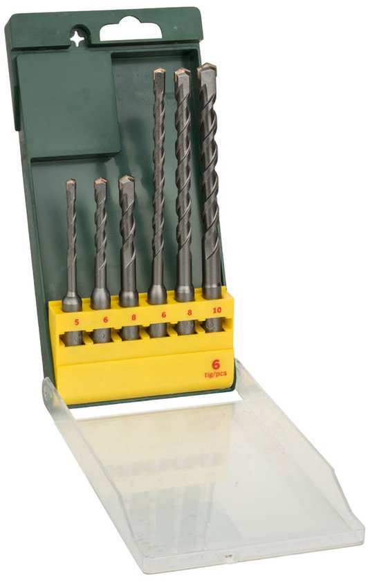 Bosch Hamerboorset - 6-delig - SDS plus