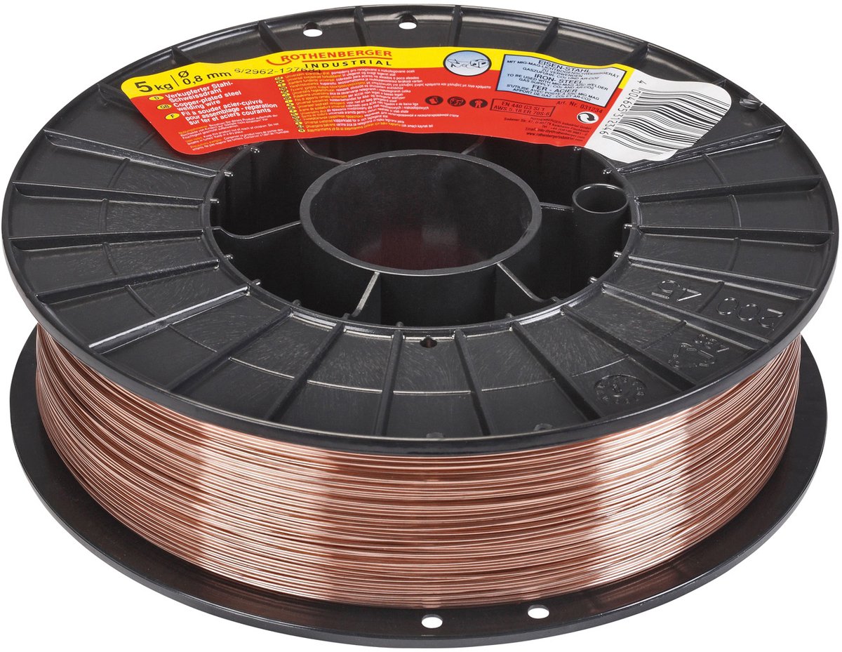 ROTHENBERGER Industrial beschermgas lasdraad 0,8 mm / 5 kg - 31234