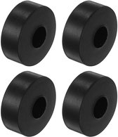 Kozelo Rubberen spacers, 12 stuks, 10 x 10 x 40 mm, anti-vibratie