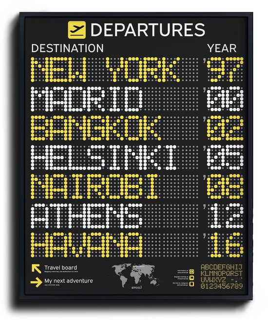 Affiche - Départs - 40x50 cm