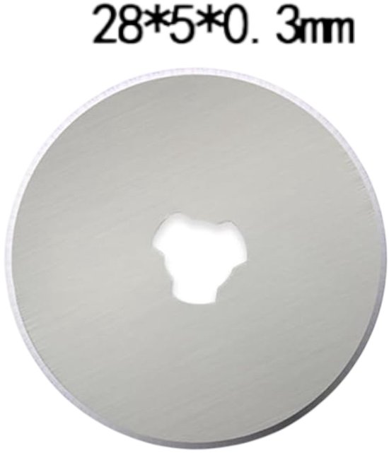 8 stuks - Roterend snijmes - Roterende Stoffenschaar - Leer snijden - 28 mm - Roterend mes voor het snijden van textiel - Papier snijden - Compatibel met Fiskars, Olfa, Truecut — afbeelding 2