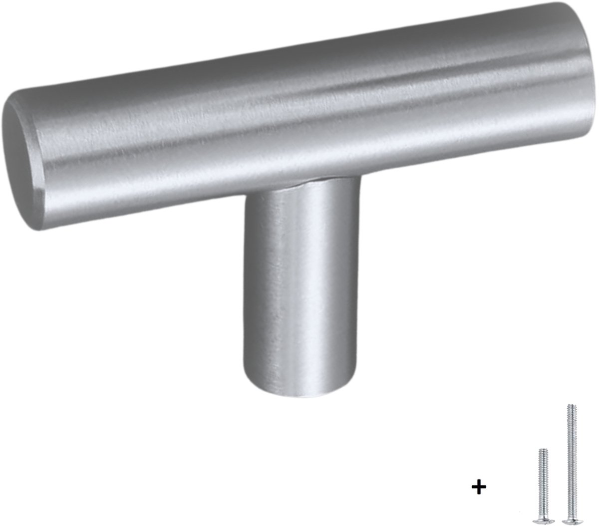 Handgreep RVS Zilver 5 cm – Kastgreep & Meubelhandvat – Voor Keukenkastjes, Lades & Schuifdeuren – Modern & Industrieel
