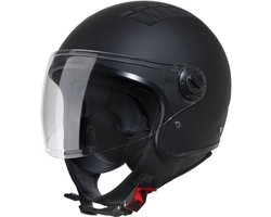 Goedkope Jethelm met Vizier | ECE 22.06 Goedkeuring | Comfortabele Scooterhelm voor Dames en Heren | XS-XL