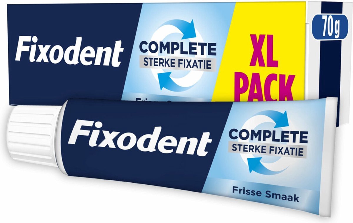 Fixodent Kleefpasta Original - 8 x 70 gram - Voordeelpakket