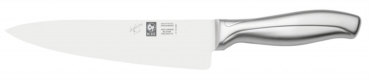 ICEL - Absolute Steel - Koksmes - 20cm Lemmet - RVS