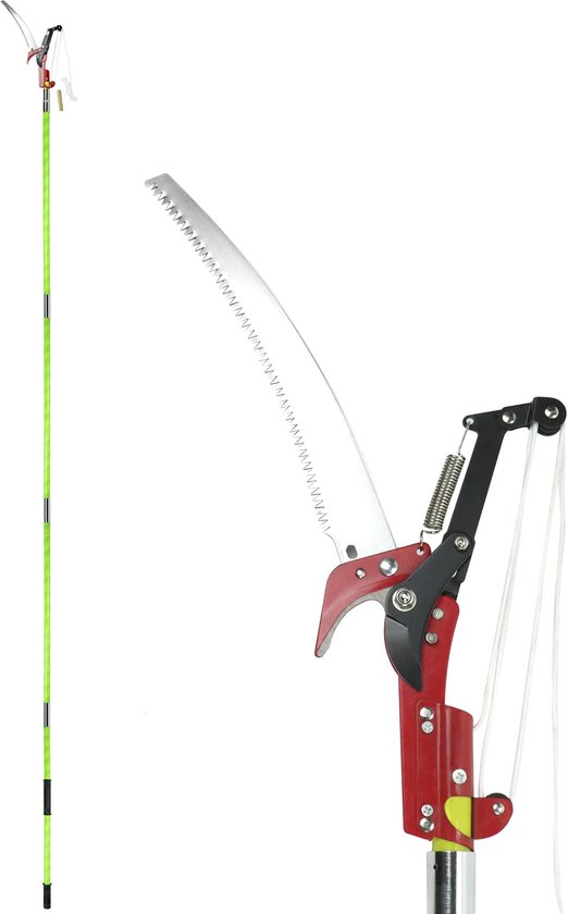4 meter lange telescoop snoeizaag met verstelbare hoogte en SK5 staal blad van Talen Tools — afbeelding 2