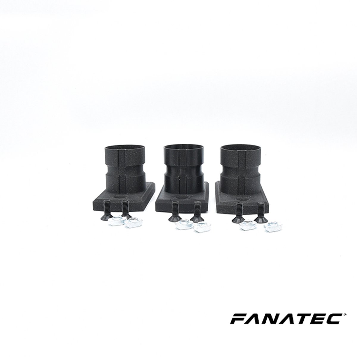 3-Pack Fanatec QR1 Stuur Bevestiging Beugel voor Aluminium Race Simulator - Kleur Blauw