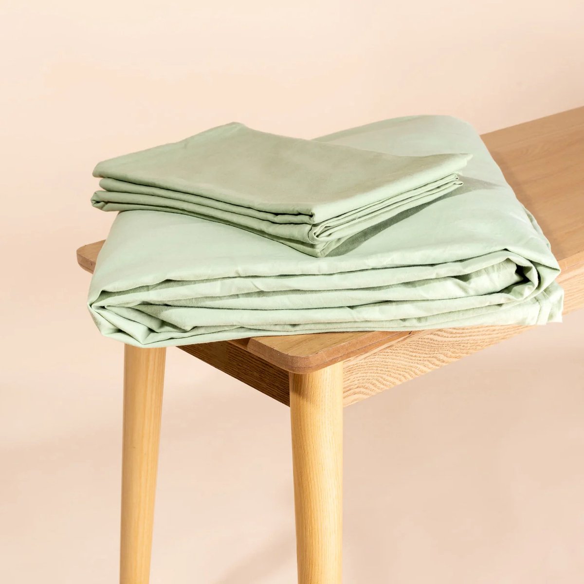 Novaline katoenen beschermhoes - Groen - 1x kussenslopen - Weighted blanket - Verzwaringsdeken - Dekbed - Kinderen - 1 persoons - Wasbaar - Ventilerend - 90 x 120cm