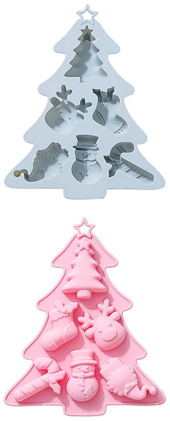 Metalen cakevorm kerstboom - 1 stuks