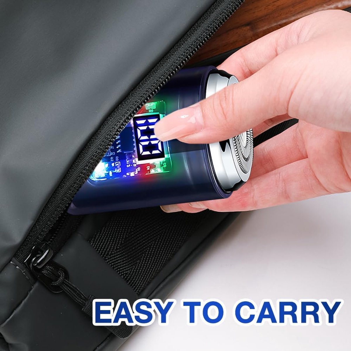 Mini Elektrisch Scheerapparaat USB-oplaadbaar Waterdicht - afbeelding 2