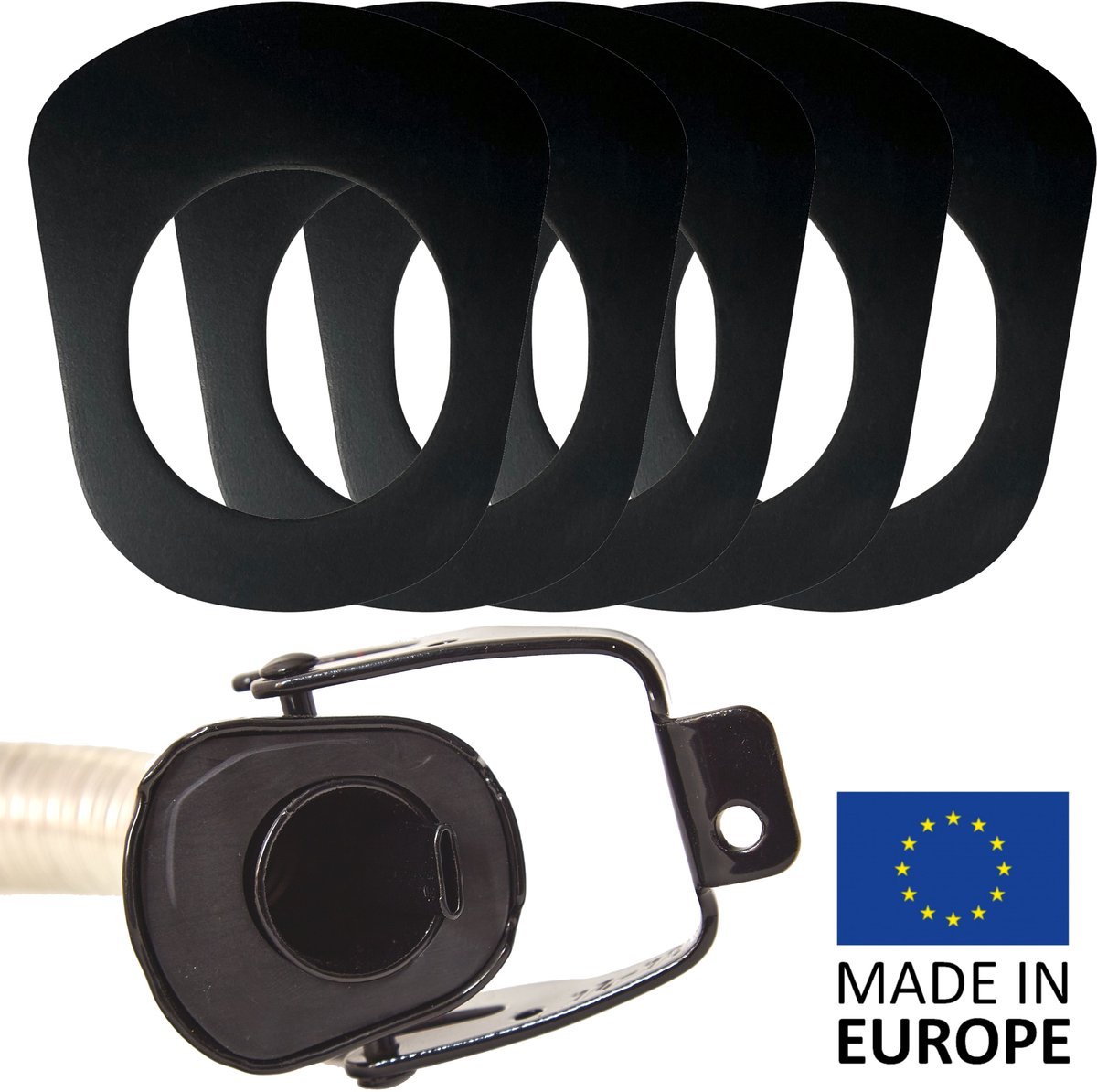 BW® 5x vervangende afdichting voor tuit flexibele buis voor Fuel Canister Metalen Benzineblik - Jerrycan - 5 stuks - Gemaakt in Europa
