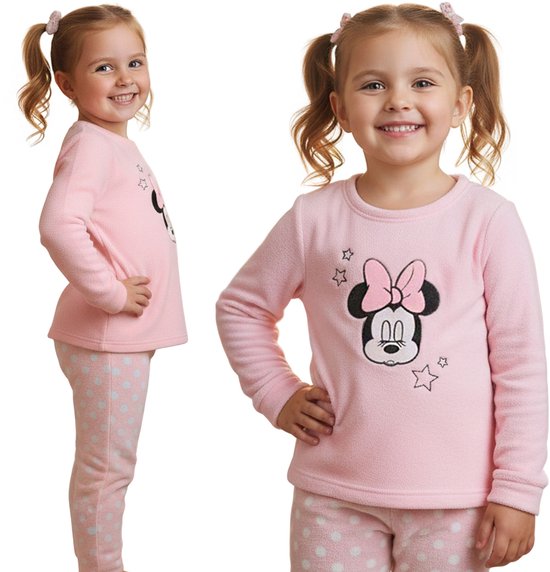 JiAmy Winterfleece kinderpyjamaset, 2 stuks, ritssluiting, bovenstuk, broek, warm en comfortabel, uniseks, kledingset voor 1-5 jaar, beige, 2–3 Jahre