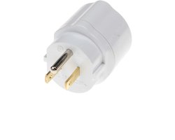 Reisstekker Europa (RA) naar USA – Adapter Stekker - Randaarde stekker gebruiken in Amerika (USA) - Japan - Canada - Mexico - Dominicaanse Republiek - Thailand