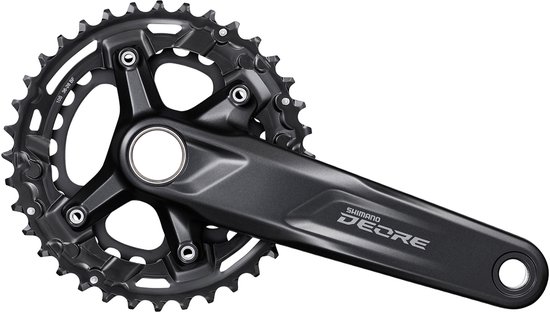 Crankstel Shimano Deore FC-M5100-1 10/11 speed - 32T - 170 mm - zwart van Shimano — afbeelding 3