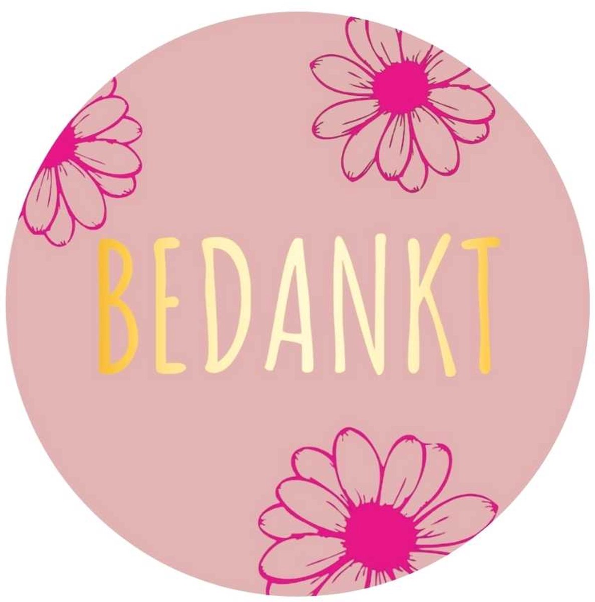 Bedankt – 250 st