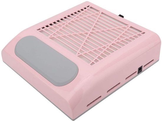 Nagelstofzuiger - 80W Nagelstofzuiger - Nagelsalonstofzuiger - Kunstnagels - Gelnagels - Elektrische Nagelstofzuiger - Tafelstofzuiger - Roze met filter - Manicure/Pedicure Hand en Voet