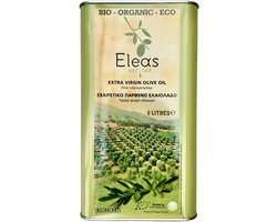 BIO + GEZOND + SUPER LEKKER - Extra Vergine Olijf Olie (EVOO) uit Griekenland. Kleinschalig en biologisch geproduceerd. Verpakt in mooi 3 liter blik. Smaak toont gras en artisjokken, pepertje bij afdronk - de top in Griekse olijfolie