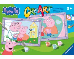 Ravensburger schilderen op nummer Peppa Pig familie creatief speelgoed.