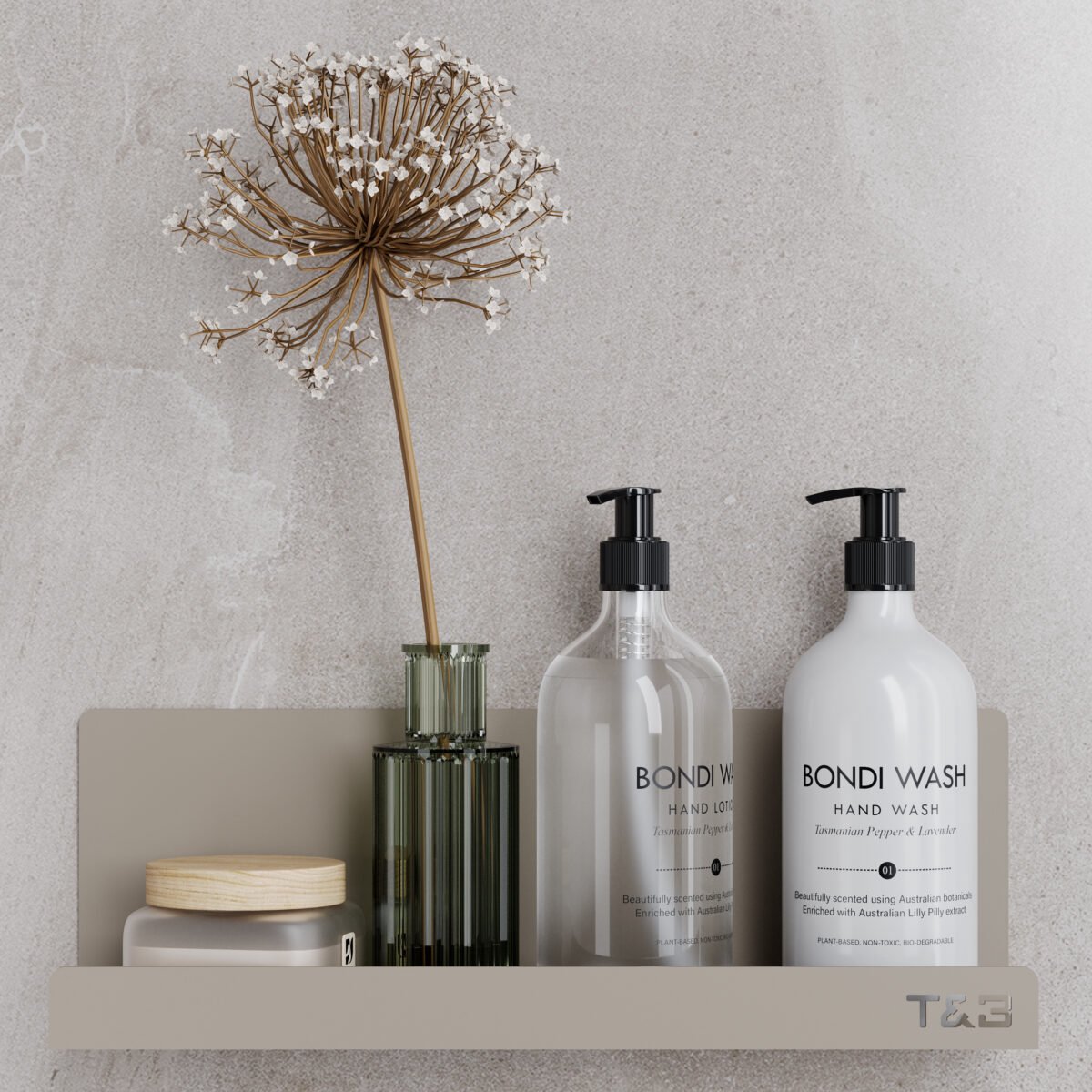 Nortiq T&B badkamerwandplank– T4 – Mat Beige