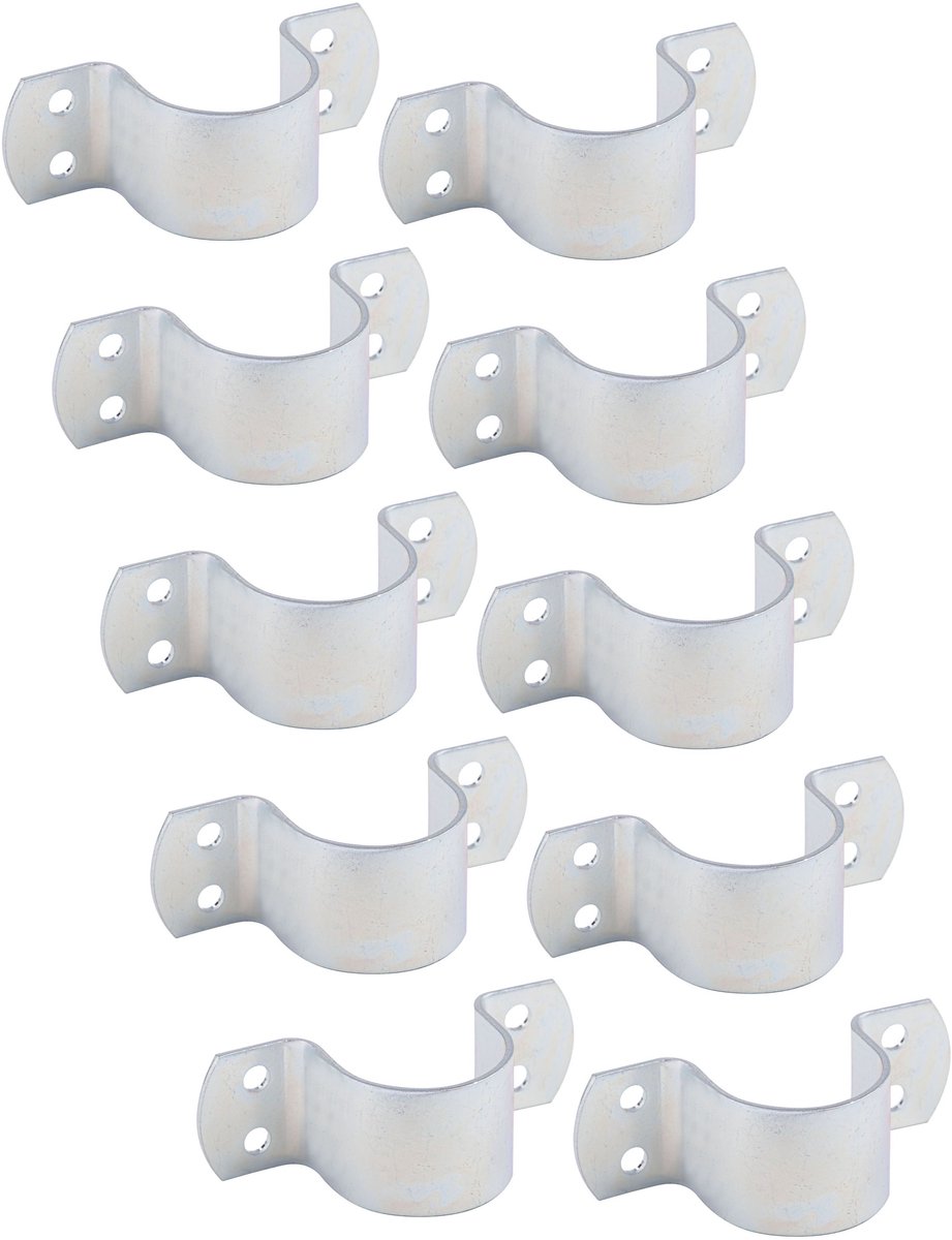 Alberts 824112 Pijpklem | om op te schroeven | blauw verzinkt | voor pijp-Ø 1 3/4 inch | Set van 10