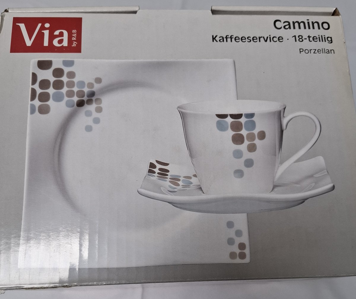 Ritzenhoff & Breker Camino koffieservies 18 stuks porselein