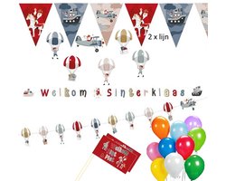 8 delig - Sinterklaas Feest pakket versiering Sint & Co.