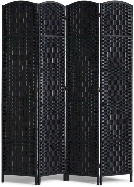 Relaxdays room divider, 3-piece room divider, HxW 170x120