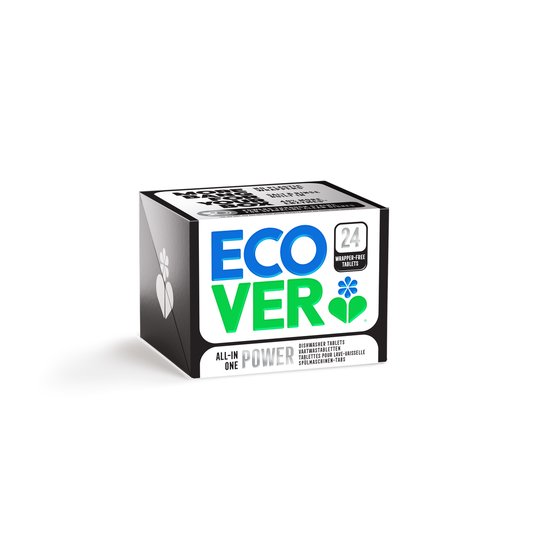 Ecover Power - Vaatwastabletten - 45 stuks - extra krachtig - zonder plastic omhulsel