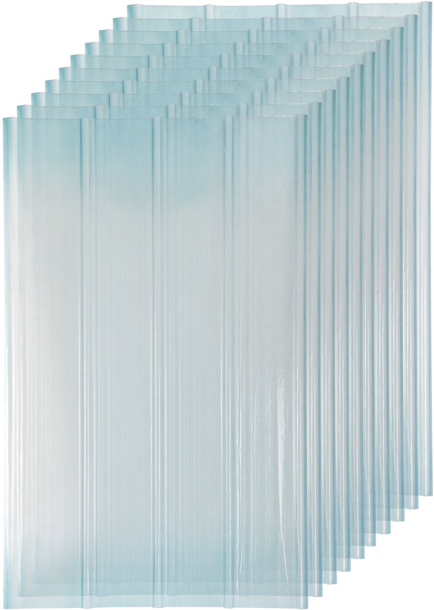 Dakplaten – 10 Stuks 160x90cm - Dakplaten & trapeziumplaat - UV-stabiele lichtplaten & daglichtplaten