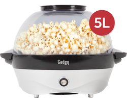 Gadgy Popcorn Machine Rond met Anti-aanbaklaag - Popcorn Maker Stil en Snel - 5 liter - Funcooking voor Party & Kids - Popcornpan - Cadeau voor Kind