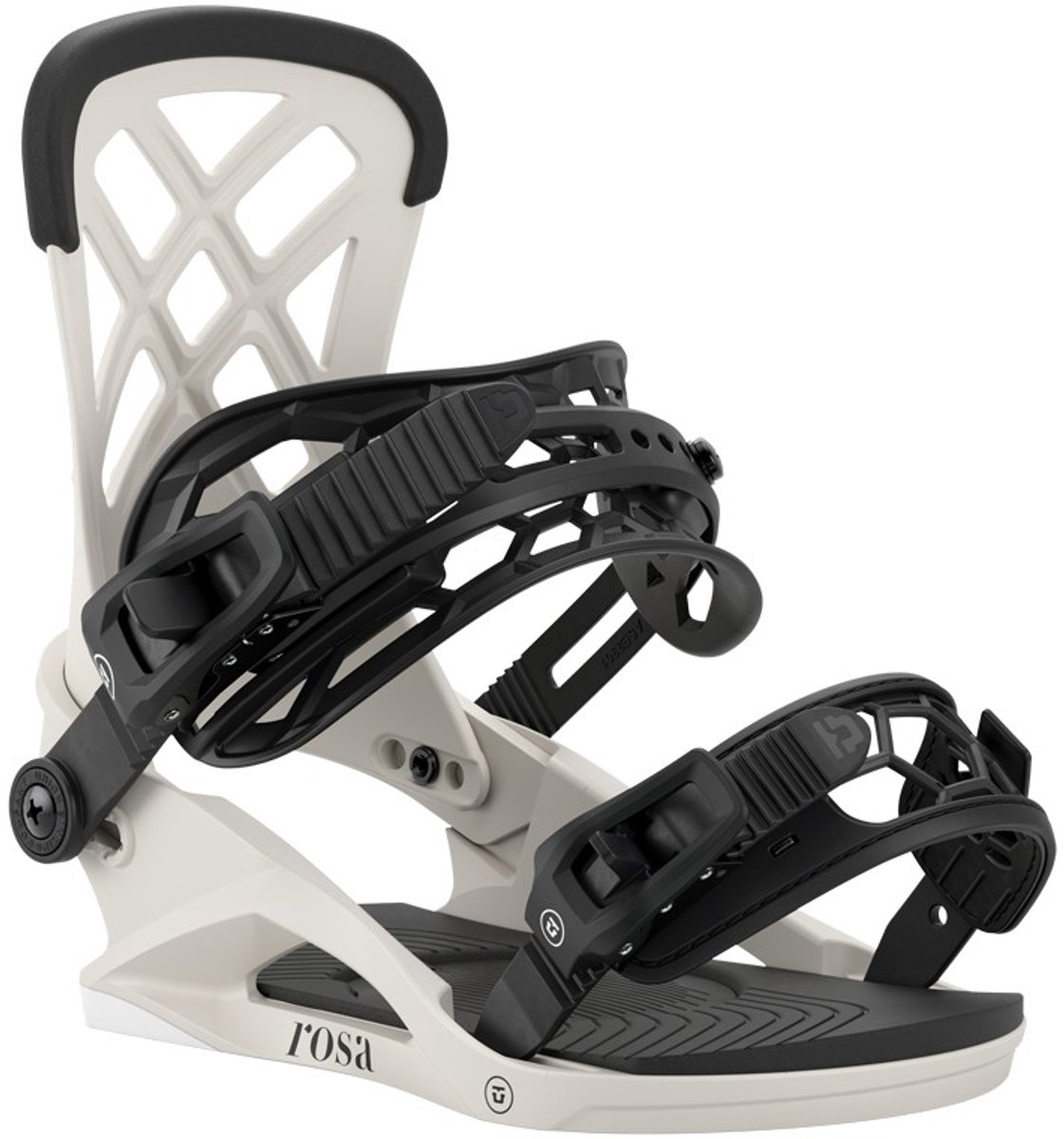 Union Binding Rosa Snowboardbindingen Voor Vrouwen Zilver S Vrouw