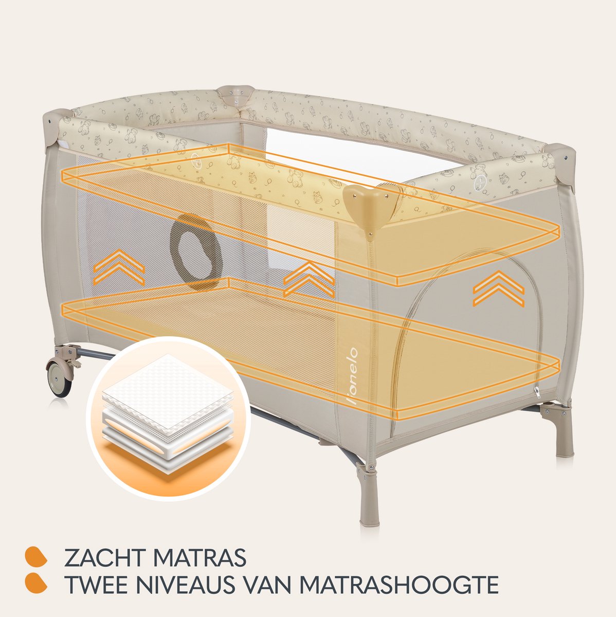 Lionelo Lionelo Sven Plus 2in1 Meegroeibed - afbeelding 4