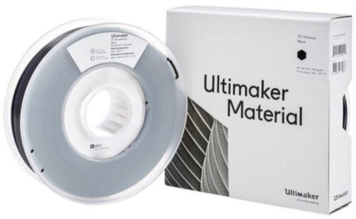 UltiMaker 2.85mm PC Filament (750g, Black)