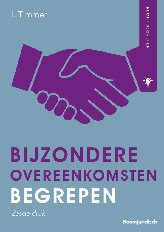 Recht begrepen - Bijzondere overeenkomsten begrepen - cover