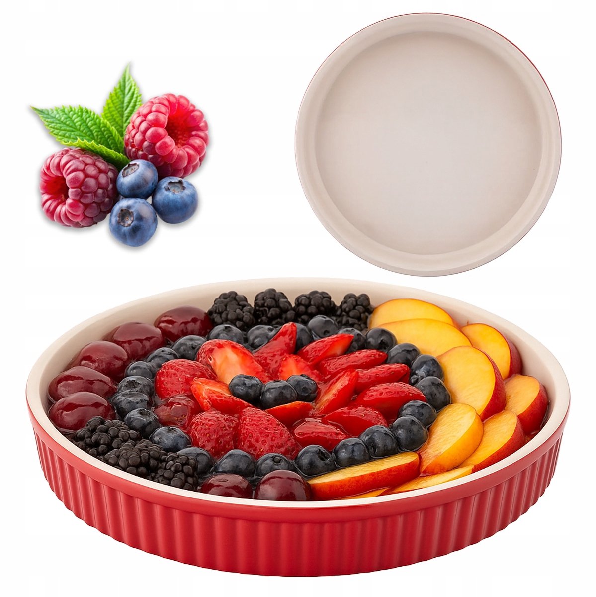 Altom Design Red Chilli Keramische Taartvorm 24 cm