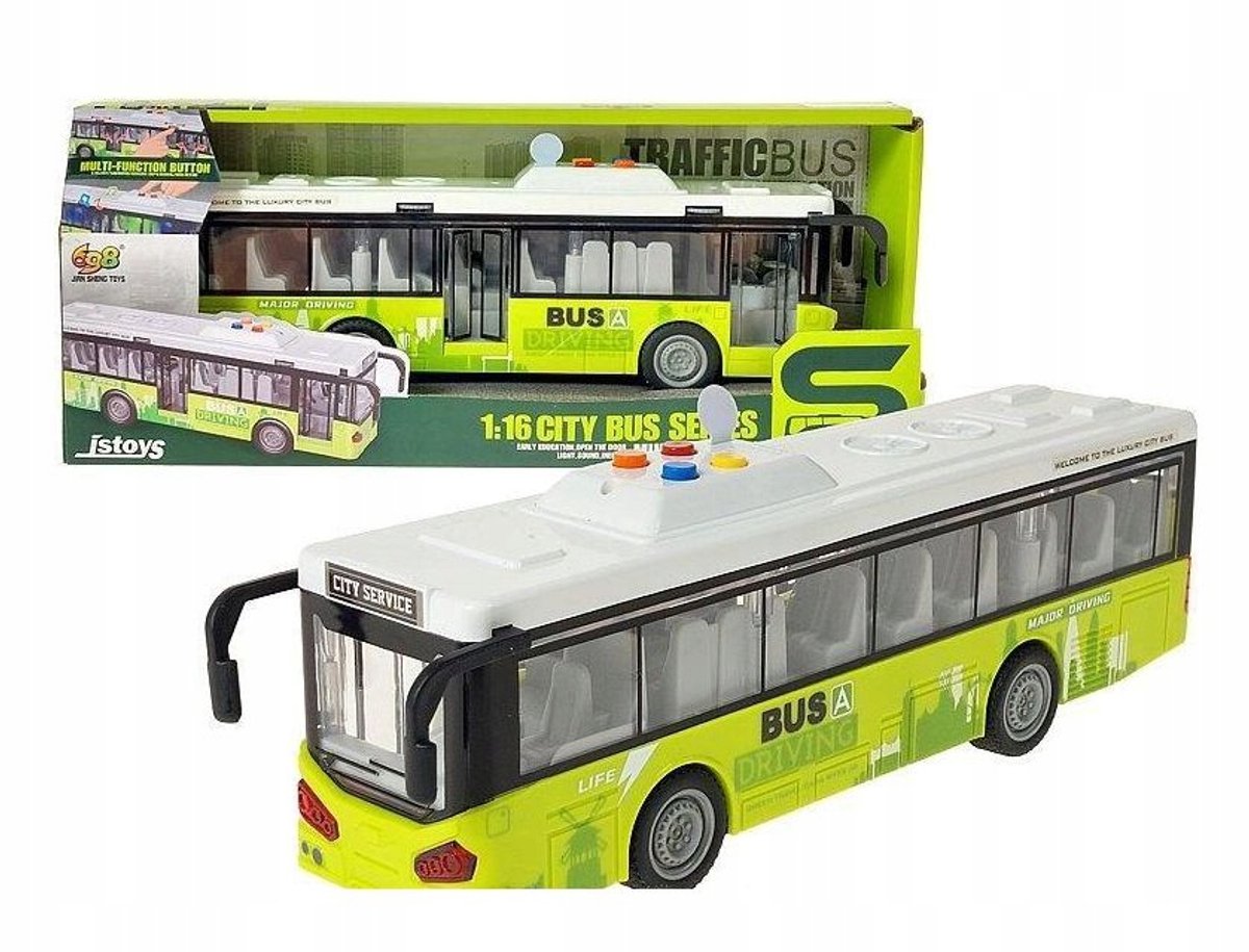 Adar Autobus met Licht en Geluid - Speelgoed Voertuig