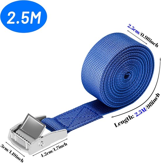 Rhino USA Ratelriemen Tie Downs (4-Pack) - 2,5 cm x 4,6 m (800 kg breuksterkte) - Ultieme spanbanden met veiligheids-S-haken - Premium riemen voor vrachtwagens, vracht, verhuizen, apparaten - groen