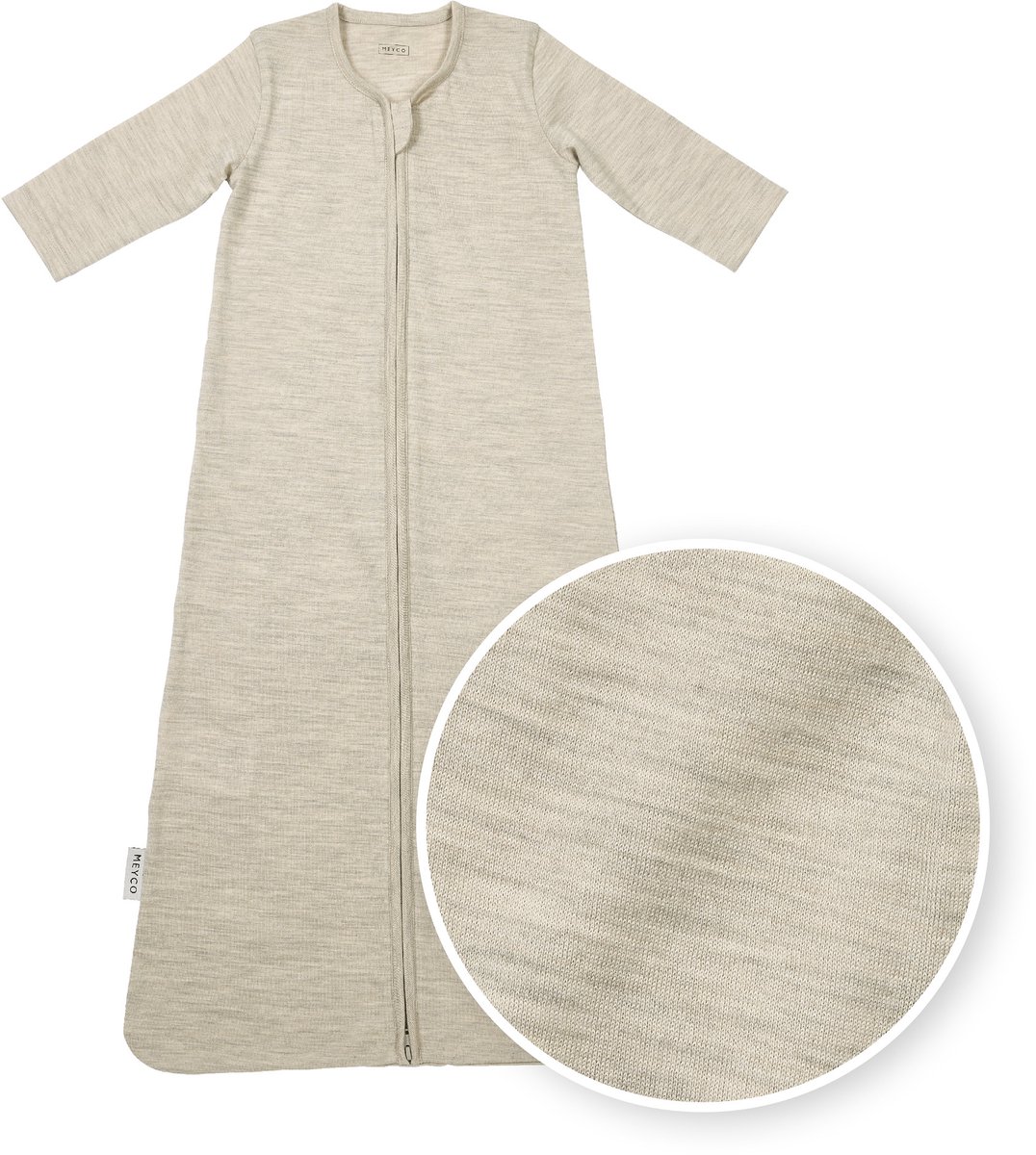 Meyco Studio Merino Slaapzak met Mouwen 90 cm 1,0 TOG