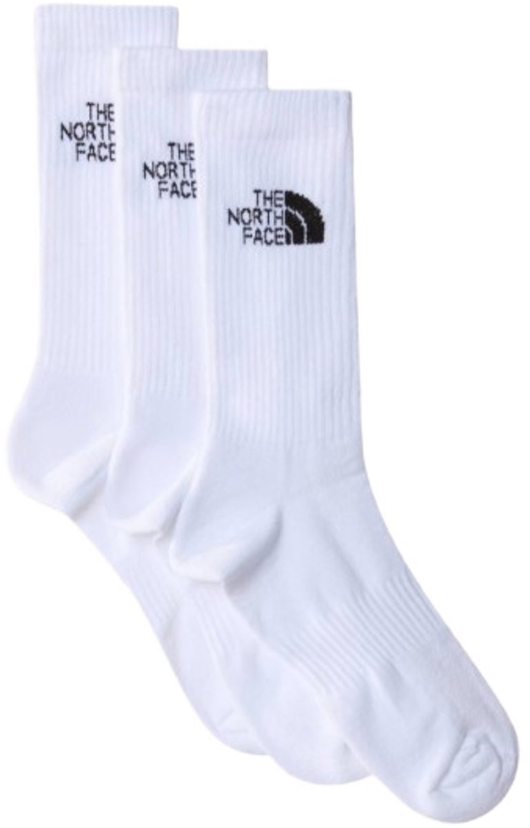 North Face Herensokken Comfort Crew - 3-pack Witte Tinten