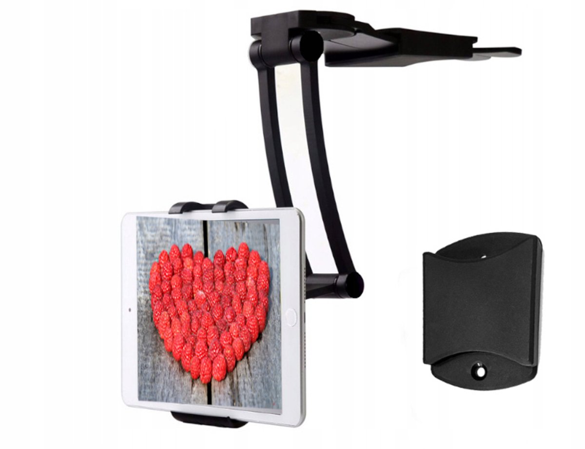Webski Aluminium Tablet & iPad Houder - Wandmontage Keuken