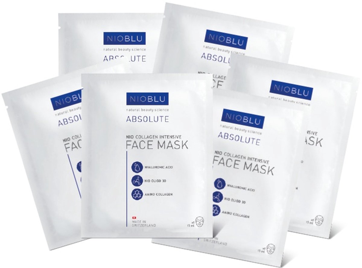 NIOBLU Collagen Intensive Face Mask 6x