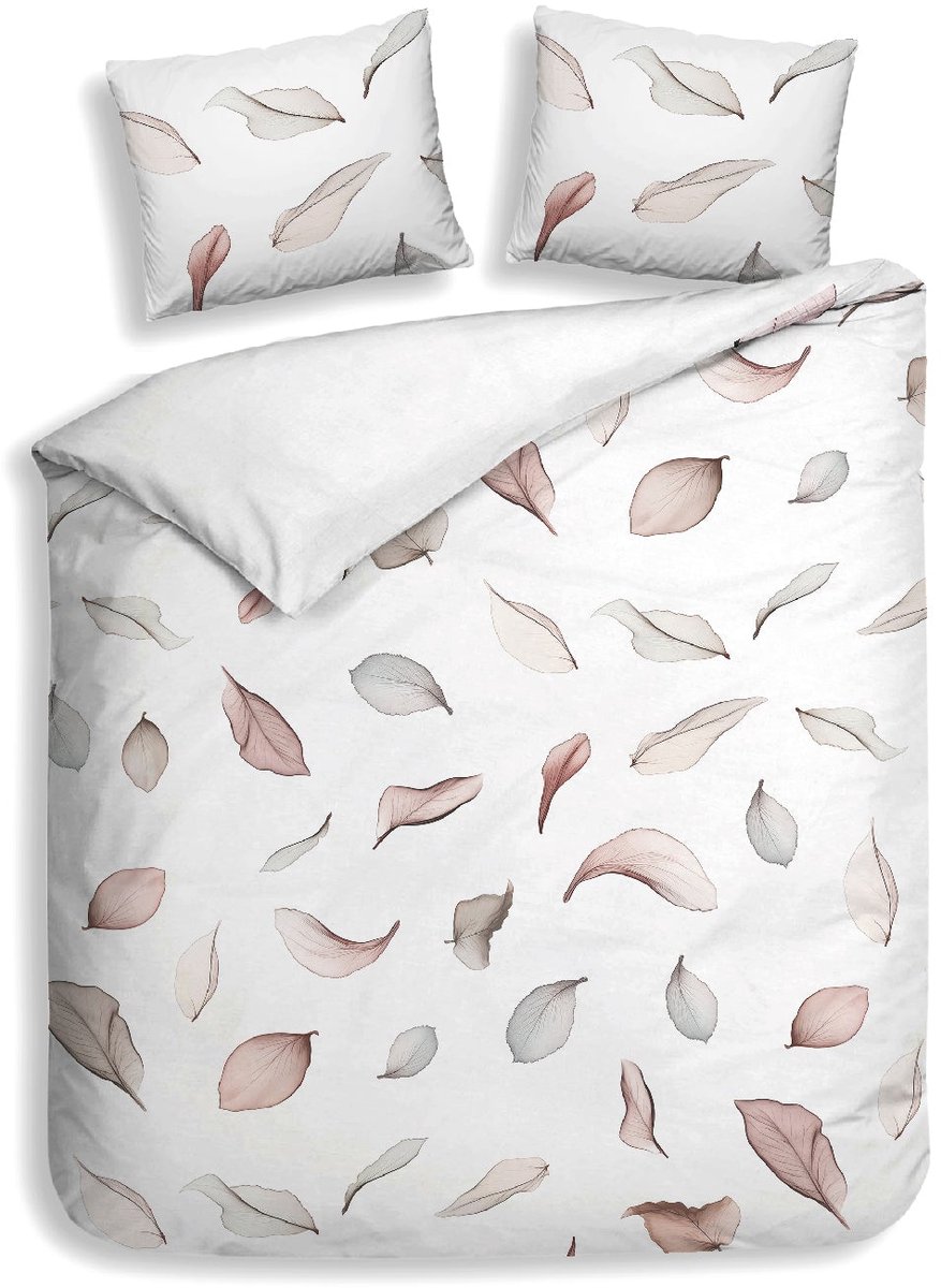 Heckettlane Dekbedovertrek Katoen Satijn Harriet - White - 100% Katoen-Satijn - Dekbedovertrek 200x200/220cm - Tweepersoons - Cambridge