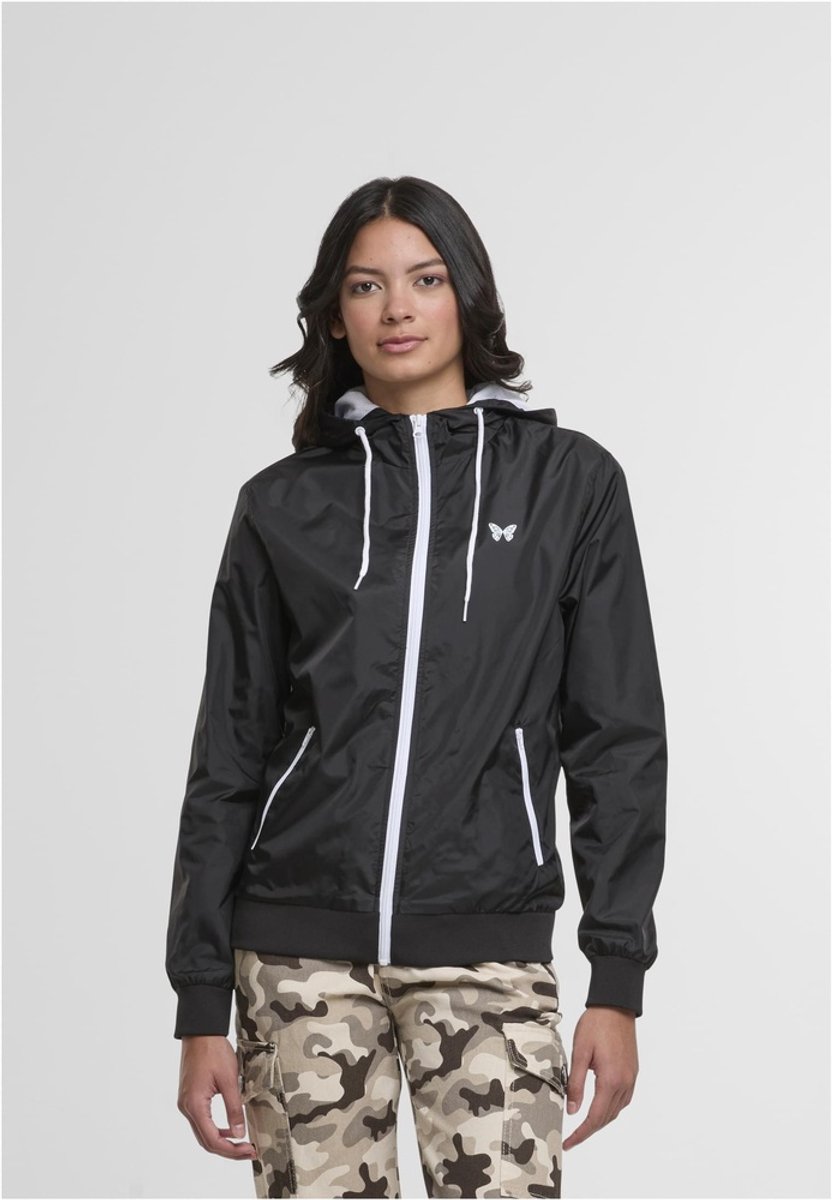 Miss Tee Dames Fly Away Ladies Windrunner MST329 Zwart