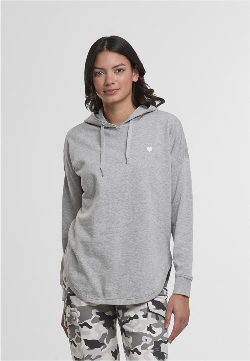 Mister Tee Heart EMB Oversized Hoodie/trui XL Grijs