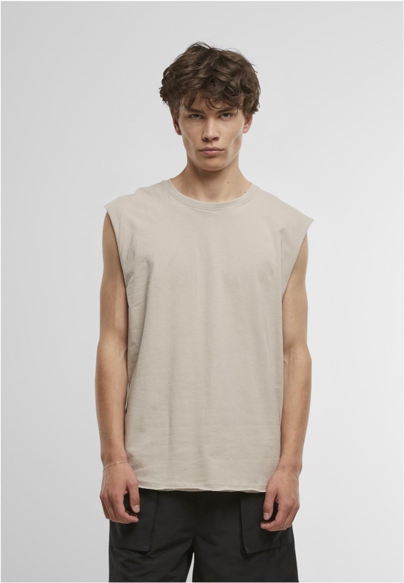 Urban Classics Open Edge Mouwloos shirt XL Grijs
