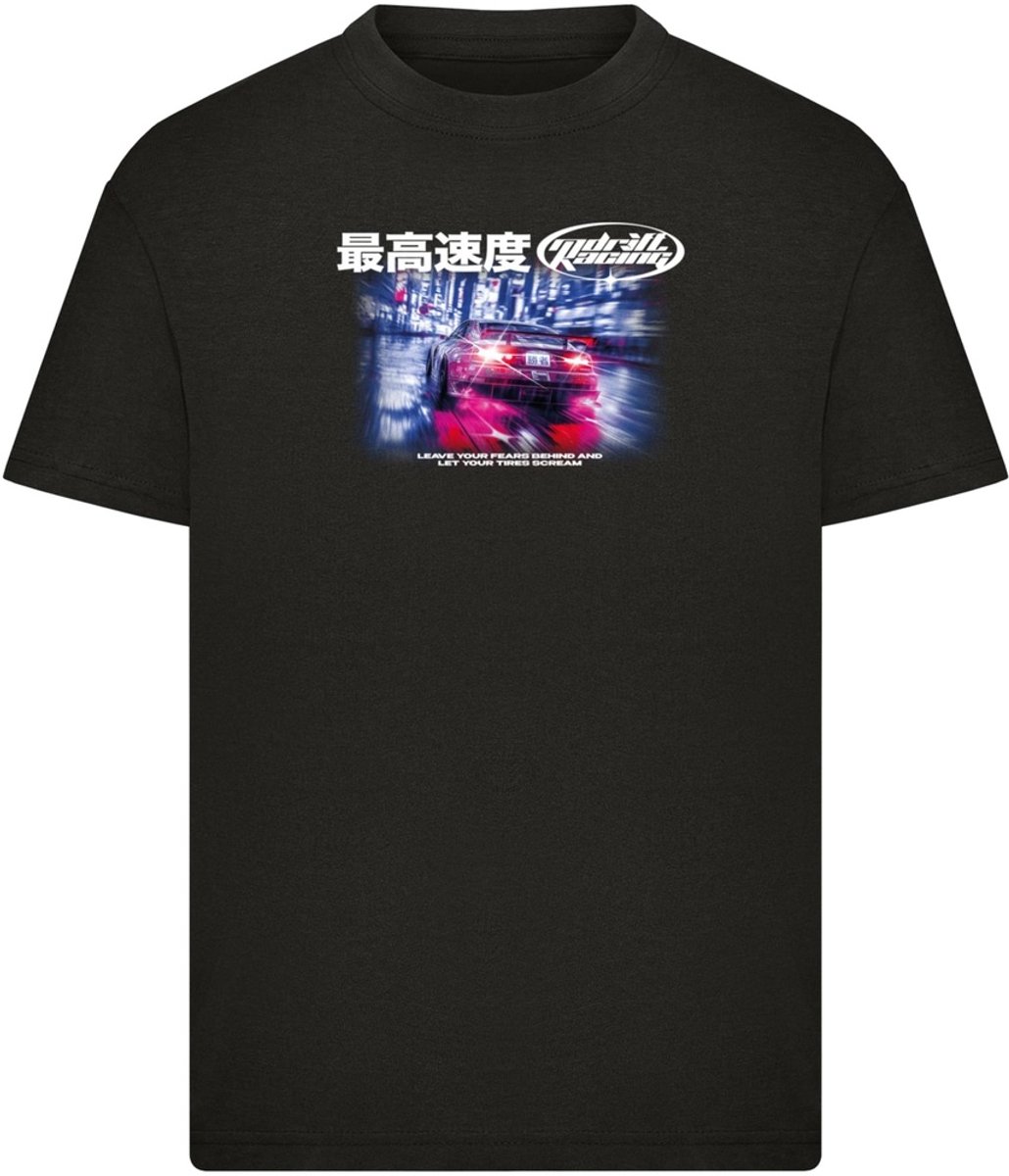 Mister Tee Kids Drift Racing Kinder Tshirt Kids 158/164 Zwart