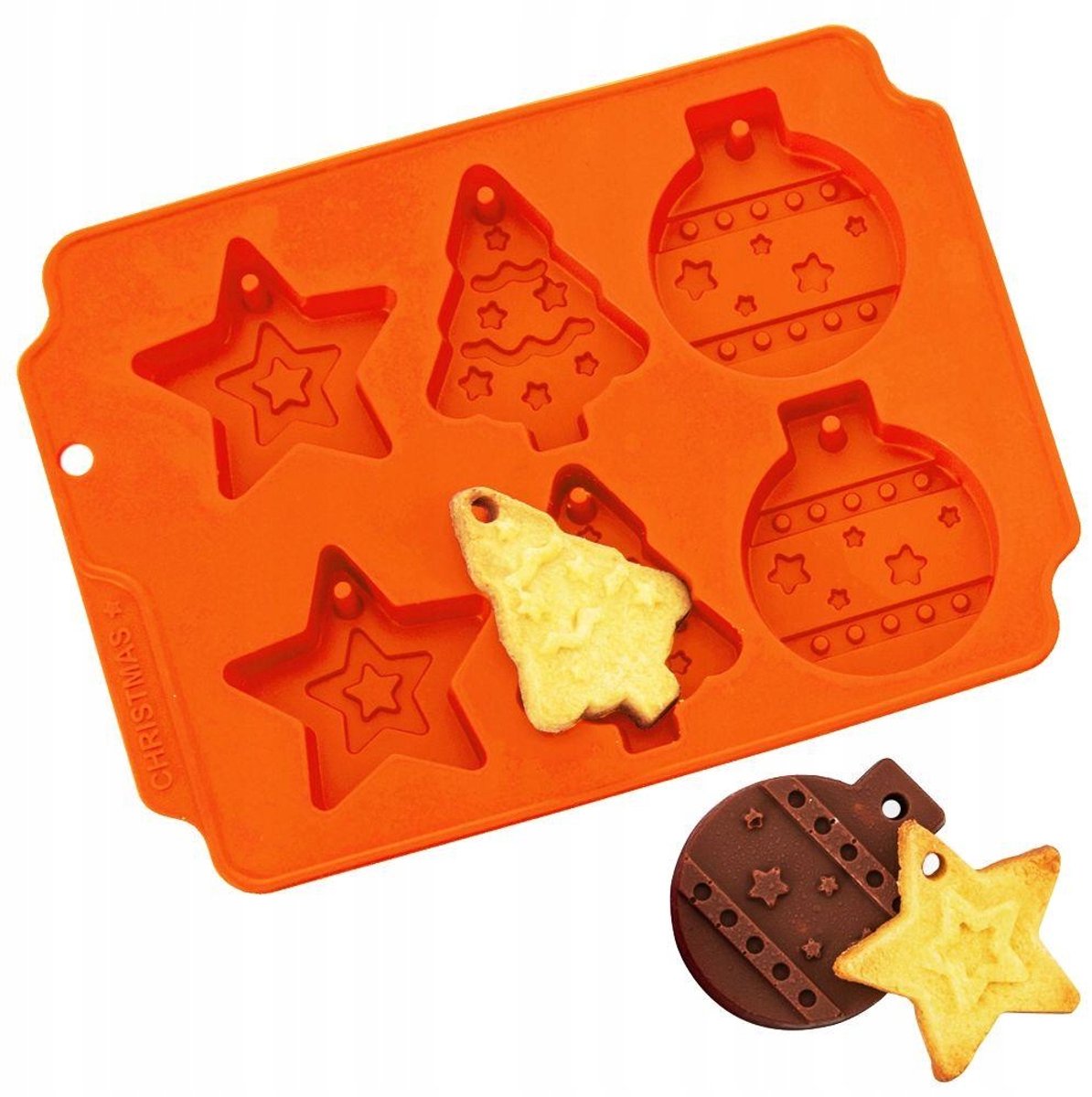 Orion Siliconen Koekjesvorm Kerst - 17x23cm