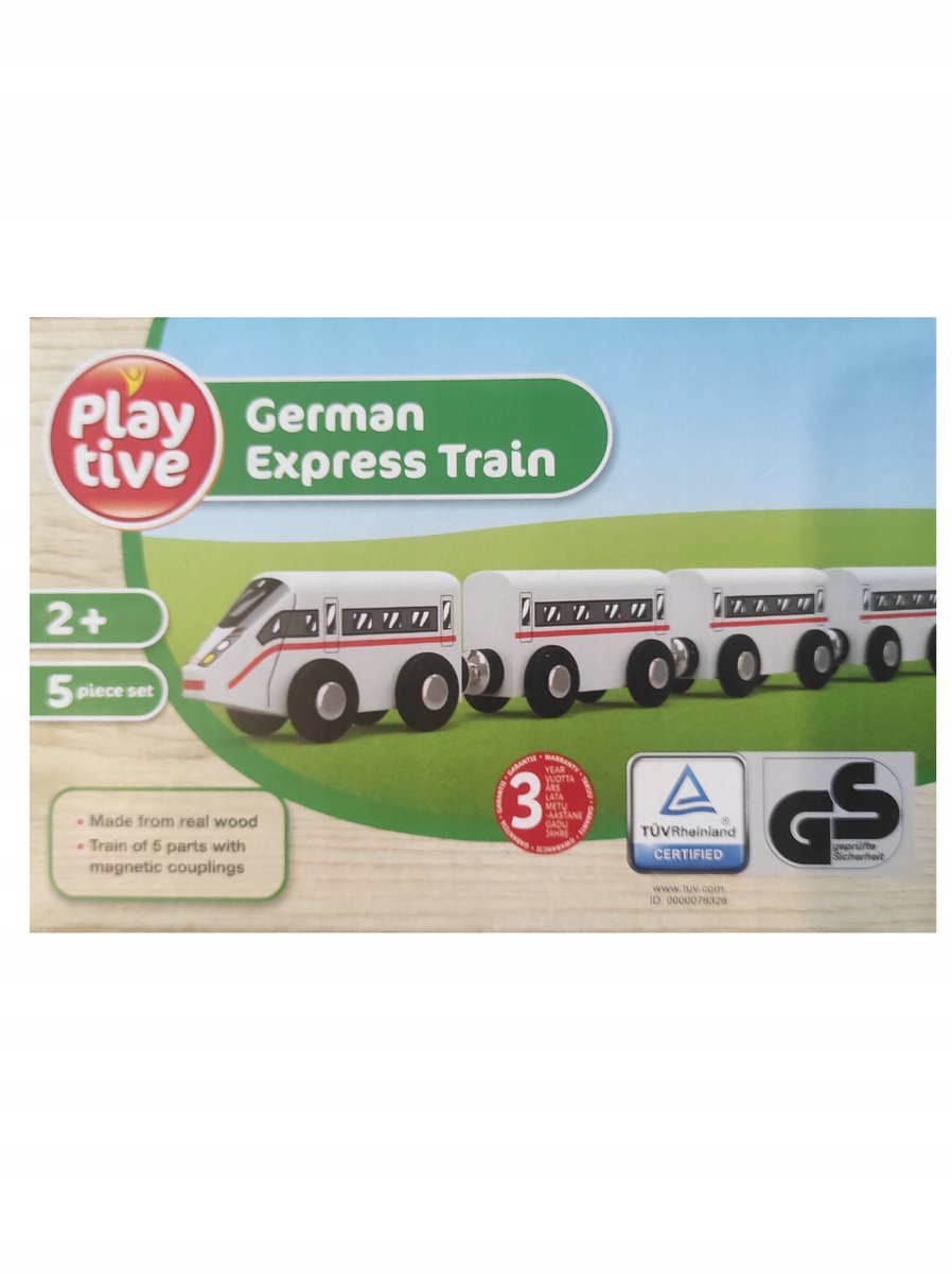Speelse Houten Treinstel Express - Duitsland
