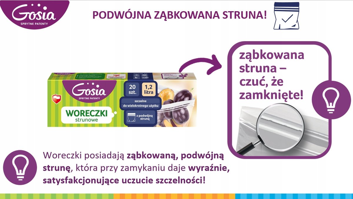Gosia Ziplock Zakjes 1,2L - 20 Stuks - Veelzijdig en Praktisch