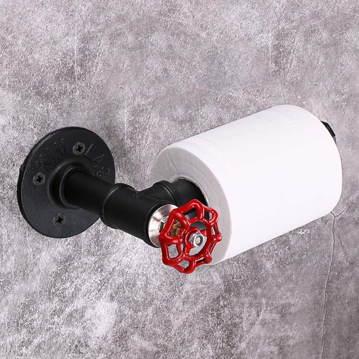 Wandgemonteerde toiletrolhouder - Vintage en industriële stijl - Badkameraccessoire